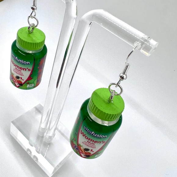 Vitamin Earrings - Mini Brands Earrings - Nurse Earrings - Doctor Earrings - Picture 3 of 6